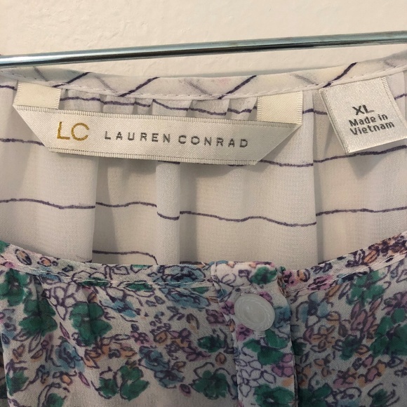 Lauren Conrad sheer top size XL - Picture 2 of 7